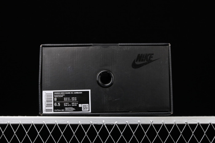 nike dunk high ambush black white cu7544 001