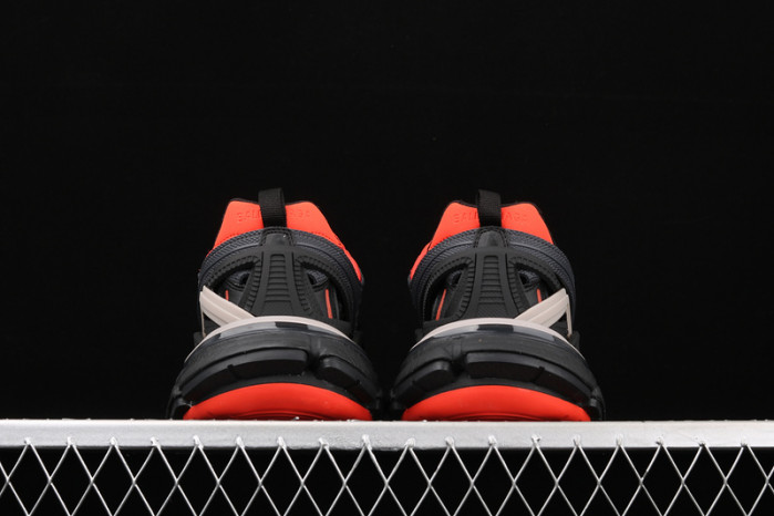 bl track trainers sneaker black orange h903p80819