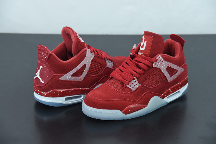 air jordan 4 retro oklahoma sooners pe aj4-904282