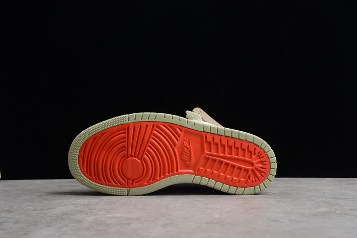 air jordan 1 zoom air cmft "olive aura" ct0979-102