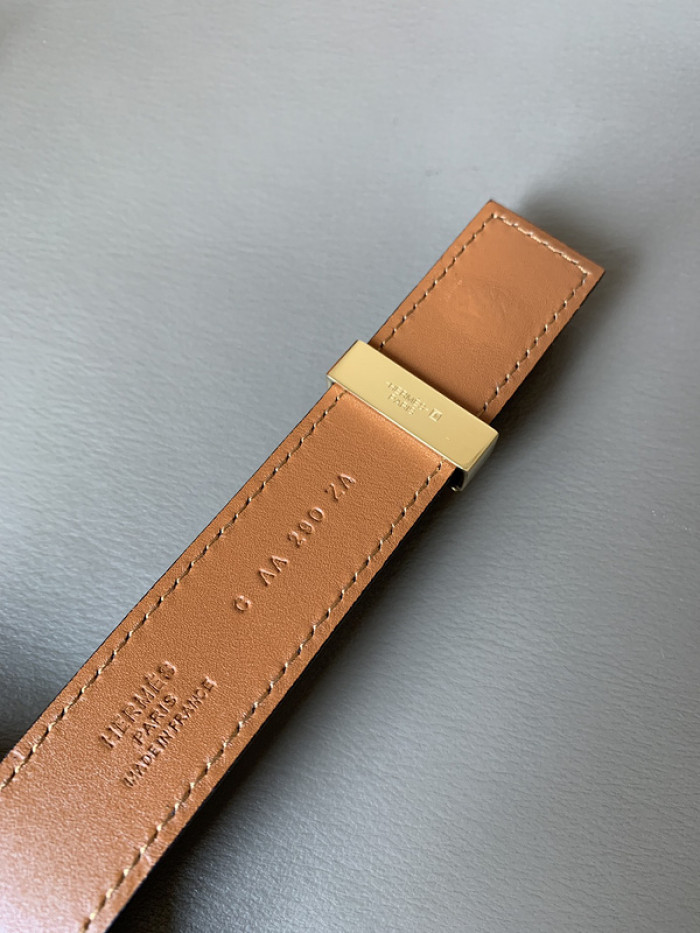 H**mes belt-2.4cm