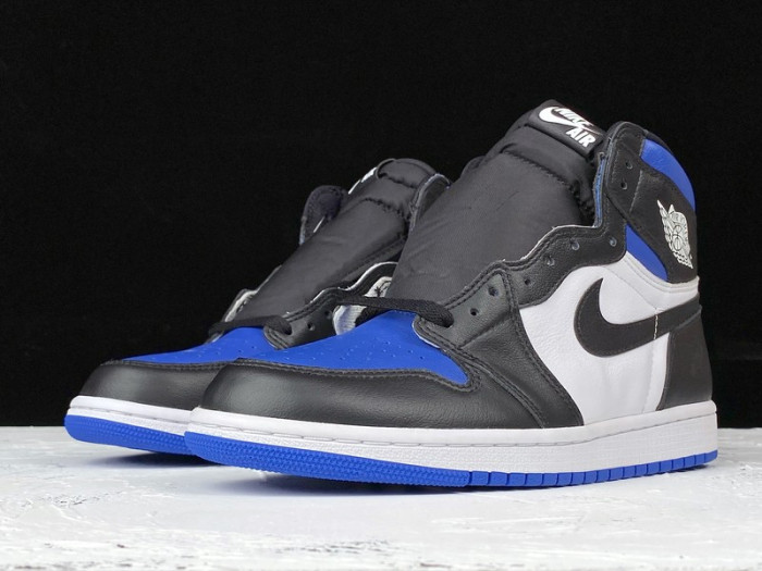 air jordan 1 retro high black game royal - 555088-041‎