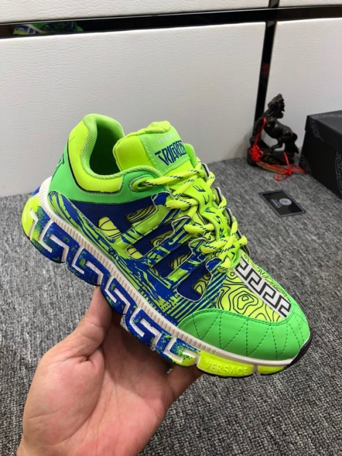 vse chain reaction green sneaker